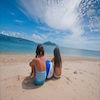 Relax with a friend on the coral beaches of Fitzroy Island